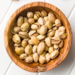 Pistachos con cáscara con Sal
